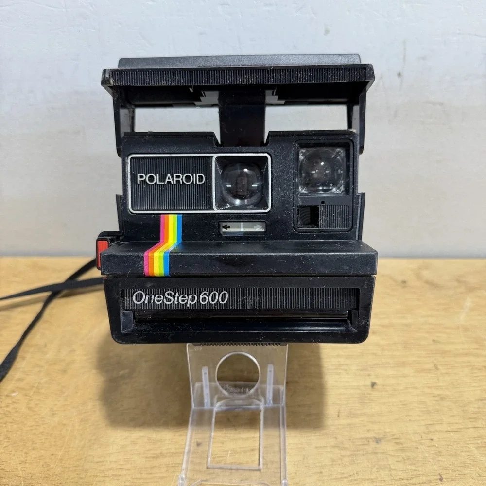 Polaroid OneStep 600 Close Up Instant Film Camera Vintage Black Untested